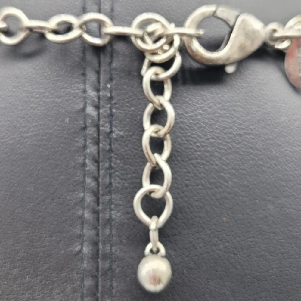 Chico's 5 Layer Mixed Metal Necklace Antiqued Silver & Gold Tone Business Casual